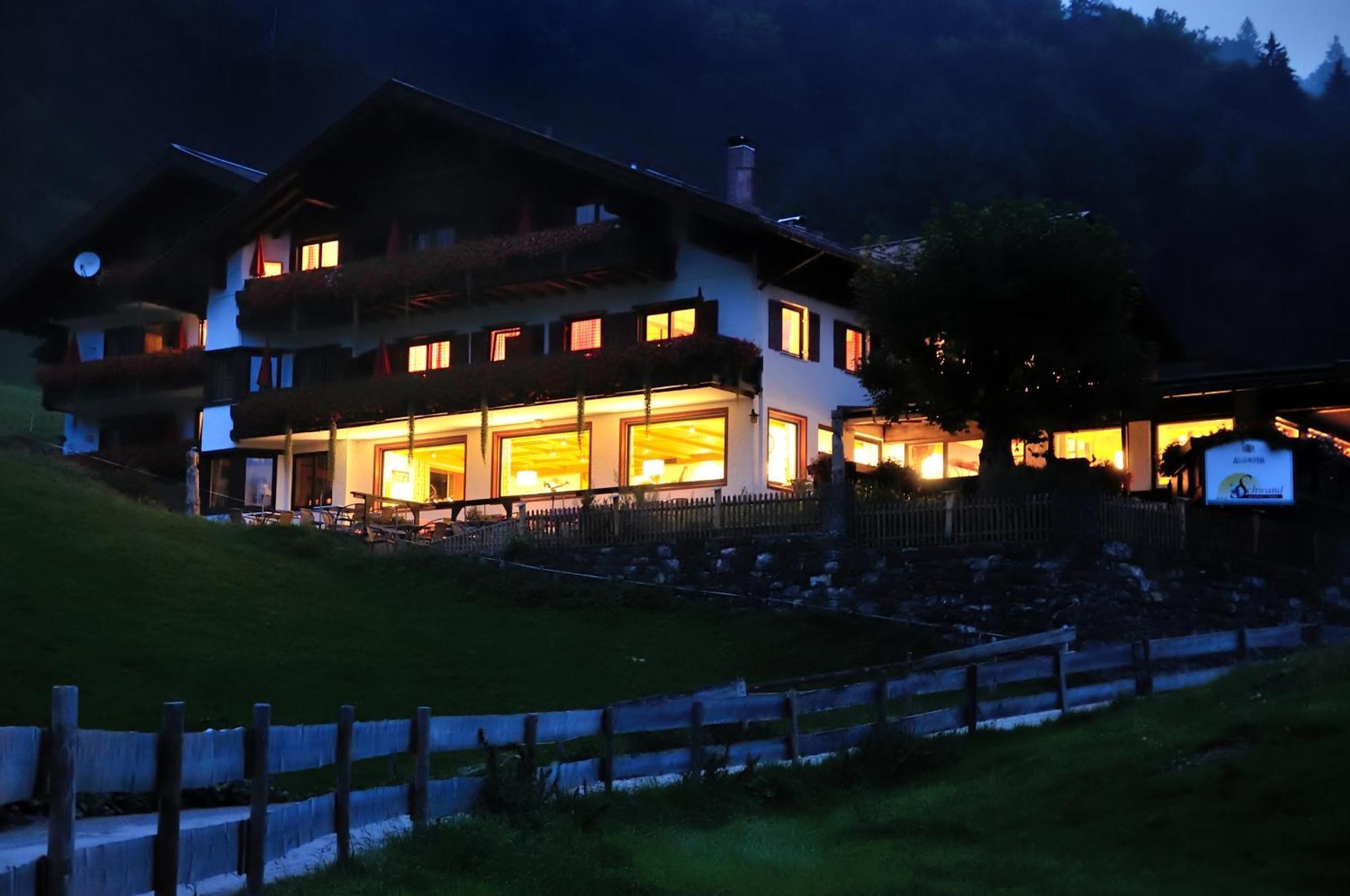 Alpengasthof Hotel Schwand Оберстдорф Экстерьер фото